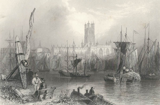 Gloucester docks 1835 - 1838 600px