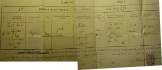 Hyam Miller birth certificate 1881 resized